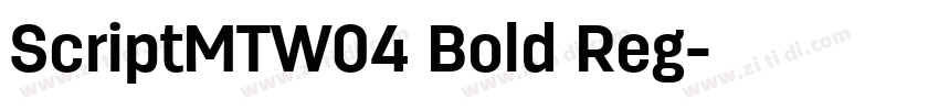ScriptMTW04 Bold Reg字体转换